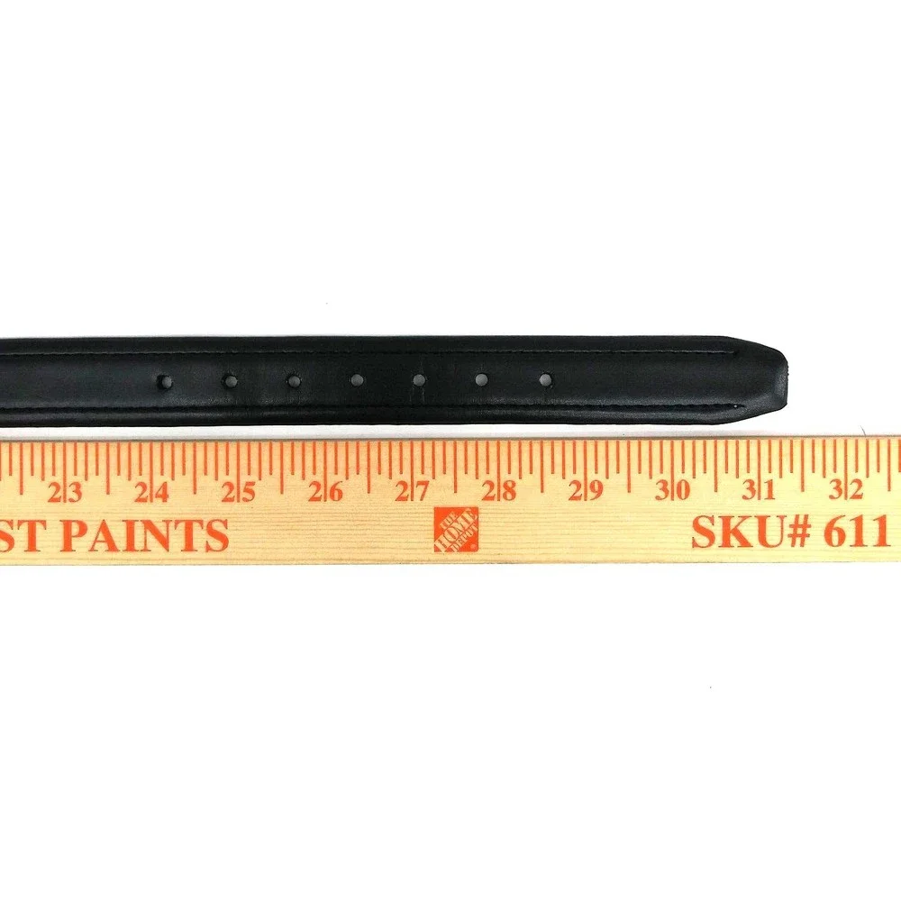 Child Kid Faux Leather Belt Black Waist Band Pants School Uniform Size M 26-28